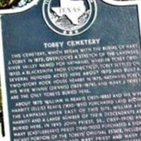 Tobey Cemetery on Sysoon