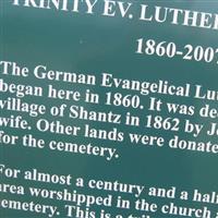 Trinity Lutheran Cemetery, Shantz Station on Sysoon