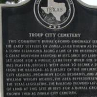 Troup City Cemetery on Sysoon