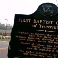 Trussville Cemetery on Sysoon