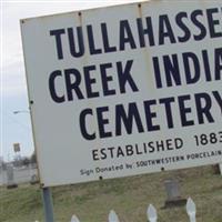 Tullahassee Creek Indian Cemetery on Sysoon