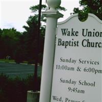 Wake Union Baptist Church Cemetery on Sysoon