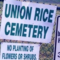 Union Rice Cemetery on Sysoon