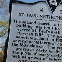 Saint Paul United Methodist Church Cemetery on Sysoon