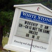 White Stone United Methodist Church Cemetery on Sysoon