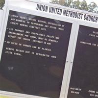 Union United Methodist Church Cemetery on Sysoon