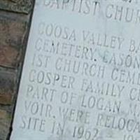 Coosa Valley Baptist Church Cemetery on Sysoon