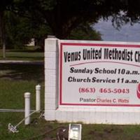 Venus United Methodist Church on Sysoon