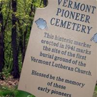 Vermont Pioneer Cemetery on Sysoon