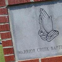 Warrior Creek Baptist Church Cemetery on Sysoon