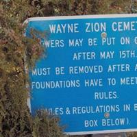 Wayne Zion Cemetery on Sysoon
