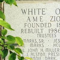 White Oak AME Zion Cemetery on Sysoon