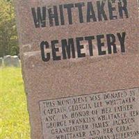 Whittaker Cemetery on Sysoon