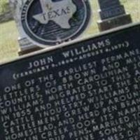 Williams Ranch Cemetery on Sysoon