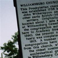 Williamsburg Presbyterian Cemetery on Sysoon
