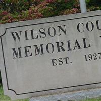 Wilson County Memorial Park on Sysoon