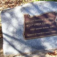 Wolf Creek Cemetery on Sysoon