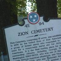 Zion Christian Cemetery on Sysoon