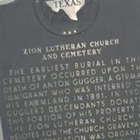 Zion Lutheran Cemetery #1 on Sysoon