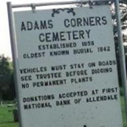 Adams Corner Cemetery