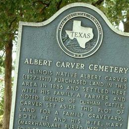 Albert Carver Cemetery