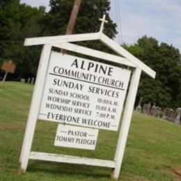 Alpine Community Church and Cemetery
