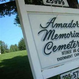 Amador Memorial Cemetery