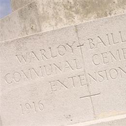 Warloy-Baillon Communal Cemetery Extension (CWGC)