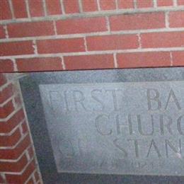 First Baptist Church Cemetery (Stanfield)