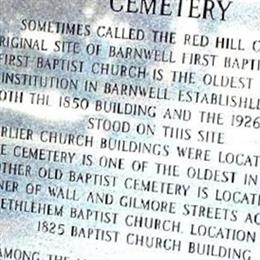Barnwell Baptist Church Cemetery (old)