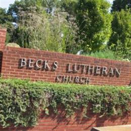 Becks Lutheran Church Cemetery