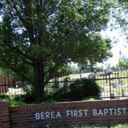 Berea First Baptist Church Cemetery