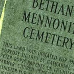Bethany Mennonite Cemetery