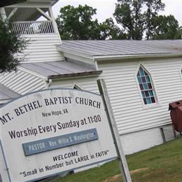 Mount Bethel Baptist Church Cemetery