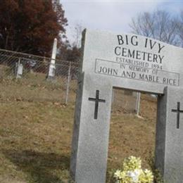 Big Ivy Cemetery