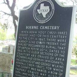 Boerne Cemetery