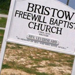 Bristow Free Will Baptist Church Cemetery