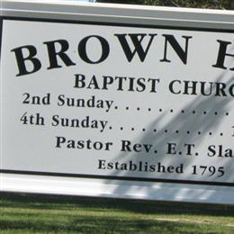 Brown Hill Baptist Church Cemetery