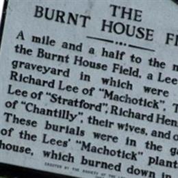 Burnt House Fields, Lee Family Estate
