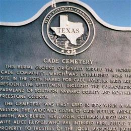 Cade Cemetery