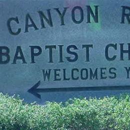 Canyon Road Baptist Church Cemetery