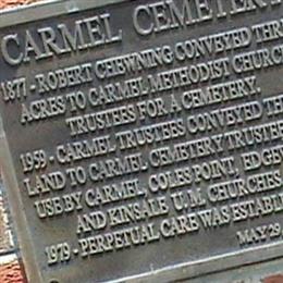 Carmel United Methodist Church Cemetery