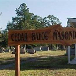 Cedar Bayou Masonic Cemetery