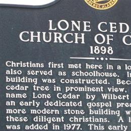 Lone Cedar Church of Christ Cemetery