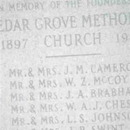 Cedar Grove Methodist Cemetery
