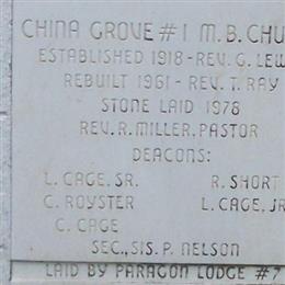 China Grove Cemetery