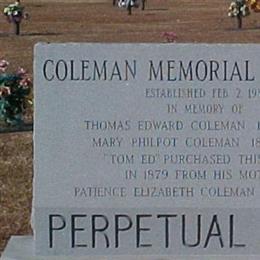 Coleman Memorial Cemetery