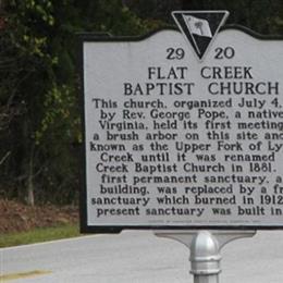 Flat Creek Baptist Church Cemetery
