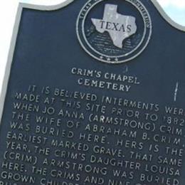 Crims Chapel Cemetery