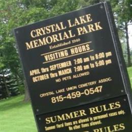 Crystal Lake Memorial Park